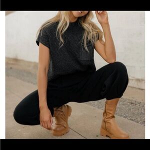 Free People Free People easy street sweater Top NEW